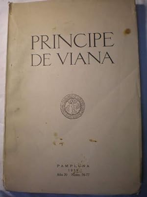 Imagen del vendedor de Prncipe de Viana. Ao 20. Nums. 76-77 - 1959 a la venta por Librera Antonio Azorn