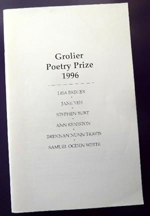 Image du vendeur pour Grolier Poetry Prize 1996: Volume Thirteen mis en vente par Call Phil Now - Books