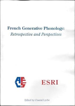 Bild des Verkufers fr French Generative Phonology: Retrospective and Perspectives zum Verkauf von Works on Paper
