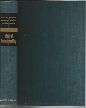 Bild des Verkufers fr Mental Subnormality: Biological, Psychological, and Cultural Factors zum Verkauf von Bookfeathers, LLC