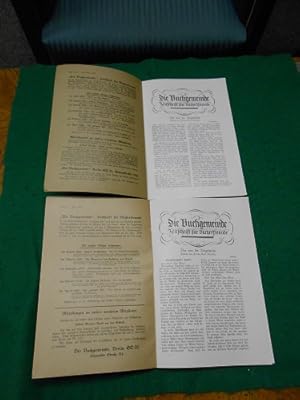 Die Buchgemeinde. 1. Jhrg. 1924/25. (Vorhanden Heft 10/11 und Heft 12 mit Inhaltsverzeichnis). Mo...