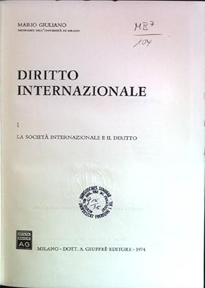 Diritto internazionale; 1: La societa internazionale e il diritto