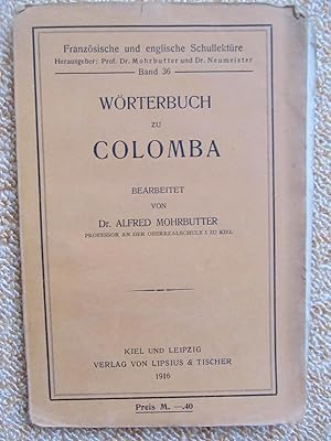 Wörterbuch zu Colomba (Französisch- Deutsch)