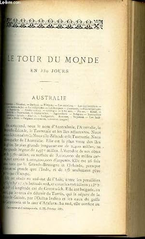 Bild des Verkufers fr LE TOUR DU MONDE EN 330 JOURS : AUSTRALIE ( suivre). zum Verkauf von Le-Livre