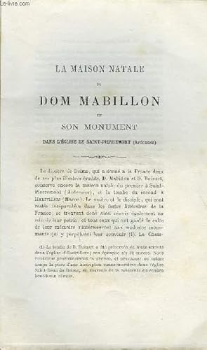 Seller image for BULLETIN MONUMENTAL 6e SERIE, TOME PREMIER N5 - LA MAISON NATALE DE DOM MABILLON ET SON MONUMENT PAR H. JADART, INSCRIPTIONS ET DEVISES HORAIRES PAR LE BARON DE RIVIERES, CONGRES ARCHEOLOGIQUE D'ANVERS ET DE MONTBRISON for sale by Le-Livre