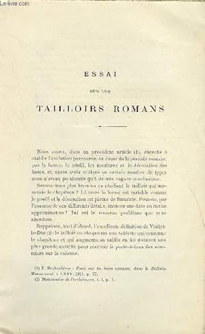 Bild des Verkufers fr BULLETIN MONUMENTAL 78e VOLUME DE LA COLLECTION, N1-2 - ESSAI SUR LES TAILLORS ROMANS PAR F. DESHOULIERES zum Verkauf von Le-Livre