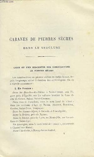 Seller image for BULLETIN MONUMENTAL 78e VOLUME DE LA COLLECTION, N1-2 - CABANES DE PIERRES SECHERS DANS LE VAUCLUSE PAR J. FORMIGE, A QUELLE ECOLE FAUT-IL RATTACHER L'EGLISE DE BEAULIEU ? PAR E. LEFEVRE-PONTALIS, L'EGLISE ROMANE DE SAINT-SORLIN-EN-BUGEY for sale by Le-Livre