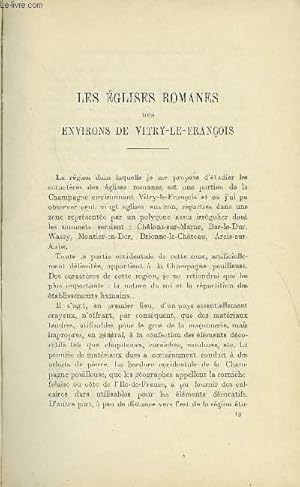 Bild des Verkufers fr BULLETIN MONUMENTAL 86e VOLUME DE LA COLLECTION N3-4 - LES EGLISES ROMANES DES ENVIRONS DE VITRY-LE-FRANCOIS PAR R. CROZET zum Verkauf von Le-Livre