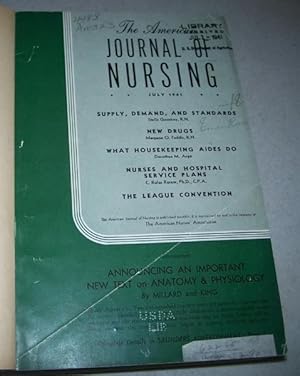 The American Journal of Nursing July-December 1941, Volume 41, Numbers 7-12