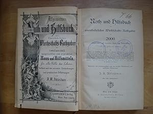 Seller image for Noth- und Hilfsbuch oder Unentbehrlicher Wirthschafts-Rathgeber for sale by Antiquariat Birgit Gerl