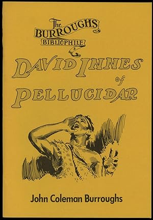 Immagine del venditore per DAVID INNES OF PELLUCIDAR. PICTURIZED FROM THE NOVELS BY EDGAR RICE BURROUGHS. 269 PICTURES BY JOHN COLEMAN BURROUGHS venduto da John W. Knott, Jr, Bookseller, ABAA/ILAB