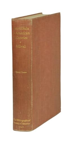 Bild des Verkufers fr Incunabula in American Libraries. A Second Census of Fifteenth-Century Books Owned in the United States, Mexico and Canada. (= Bibliographical Society of America. Monograph Series, No. I). zum Verkauf von Versandantiquariat Wolfgang Friebes