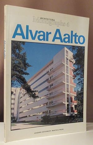 Seller image for Alvar Aalto. Architectural Monographs 4. London, Academy Editions/ St. Martin's Press 1978. 4to,. for sale by Dieter Eckert