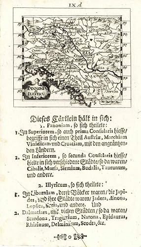 Bild des Verkufers fr Pannonia et Illyricu':. zum Verkauf von Antiquariat Norbert Haas