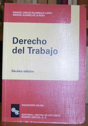 Seller image for DERECHO DEL TRABAJO. Dcima edicin for sale by Fbula Libros (Librera Jimnez-Bravo)