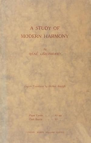 A Study of Modern Harmony