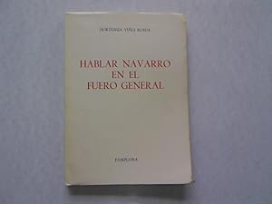 Imagen del vendedor de Hablar Navarro en el Fuero General. a la venta por Antiquariat Bookfarm