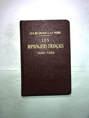 Bild des Verkufers fr Les romanciers francais 1800-1930. Collection d auteurs francais. zum Verkauf von Antiquariat Bookfarm