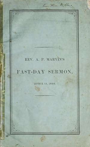 Fugitive Slaves: a Sermon preached in the North Congregational Church, Winchendon on the Day of t...