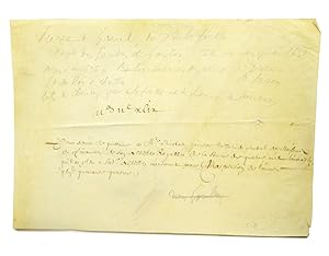 Bild des Verkufers fr Manuscript document signed "Pierre de Gruels" on the verso zum Verkauf von The Old Mill Bookshop