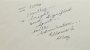 Autograph note signed "Gloria I. Alley
