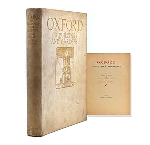 Imagen del vendedor de Oxford: Its Buildings and Gardens a la venta por James Cummins Bookseller, ABAA