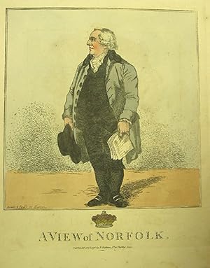 Hand-colored engraved caricature: "A View of Norfolk"