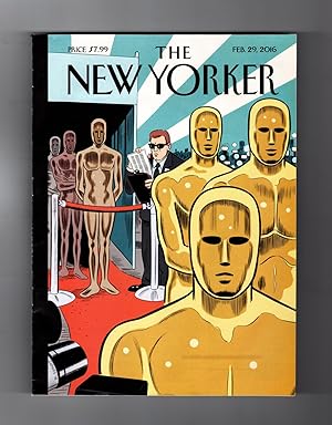 The New Yorker - February 29, 2016. Daniel Clowes Cover, "Privileged Characters". Peter Adeney - ...