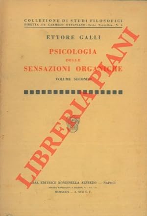 Bild des Verkufers fr Psicologia delle sanzioni. Organiche. Vol. I - II zum Verkauf von Libreria Piani