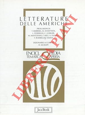 Seller image for Letterature delle americhe. for sale by Libreria Piani