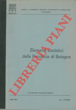 Elementi statistici della Provincia di Bologna.