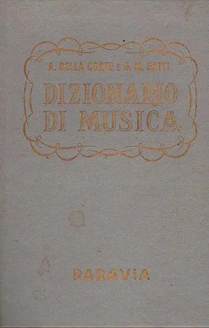 Imagen del vendedor de Dizionario di musica. a la venta por Laboratorio del libro