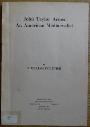Image du vendeur pour John Taylor Arms: An American Mediaevalist (The Georgia Review, v. XXX n. 4, Winter 1976) mis en vente par Mullen Books, ABAA