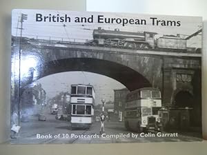 British and European Trams. Book of 30 Postcards