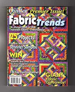 The Quilter - "Fabric Trends" Premier Issue - Spring, 2003. Jennifer Sampou; 25 Projects; Stifel ...