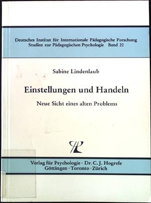 Seller image for Einstellungen und Handeln : neue Sicht eines alten Problems. for sale by books4less (Versandantiquariat Petra Gros GmbH & Co. KG)