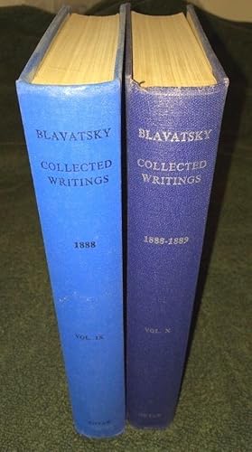 HELENA PETROVNA BLAVATSKY, COLLESTED WRITINGS VOL IX y X THEOSOPHICAL 1888, 89