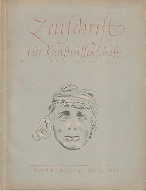 Zeitschrift für Kunstwissenschaft, Jahrgang 1948, Band II, Heft 3/4