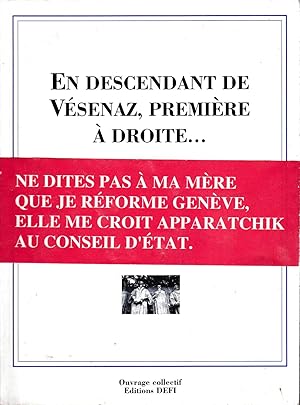 En descendant de Vésenaz, première à droite