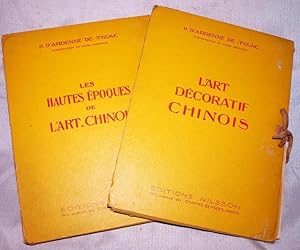 Seller image for L'Art decoratif chinois and Les hautes epoques de l'art chinois: d'apres les Collections du Musee Cernuschi for sale by Sequitur Books