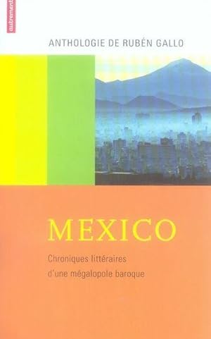 Bild des Verkufers fr Mexico zum Verkauf von Chapitre.com : livres et presse ancienne