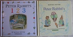 Peter Rabbit Books: "Peter Rabbit's A B C", with "Peter Rabbit's 1 2 3" -(two Peter Rabbit Books)