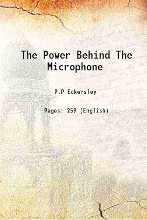 Seller image for The Power Behind The Microphone 1941 for sale by Gyan Books Pvt. Ltd.