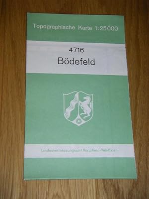 Bödefeld. Topographische Karte 4716, 1 : 25 000