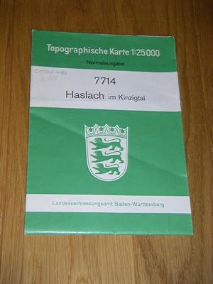 Haslach im Kinzigtal. Topographische Karte 7714, 1 : 25 000