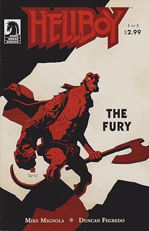 Imagen del vendedor de Hellboy, The Fury, 3 books a la venta por Mojo Press Books