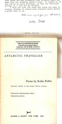 ANTARCTIC TRAVELLER. POEMS