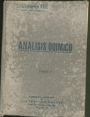ANALISIS QUIMICO. TOMO I.