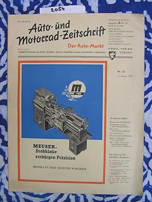 Bild des Verkufers fr Auto- und Motorrad-Zeitschrift Der Auto-Markt zum Verkauf von Versandantiquariat Lesemeile
