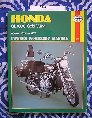 Imagen del vendedor de HONDA GL 1000 Gold Wing, 999cc. 1975 to 1979 Owners Workshop Manual a la venta por Versandantiquariat Lesemeile